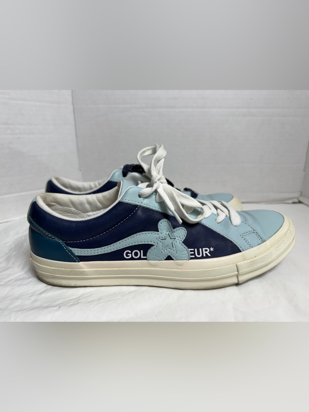 Golf Le Fleur Kids Navy and Light Blue Low-Top Sneakers